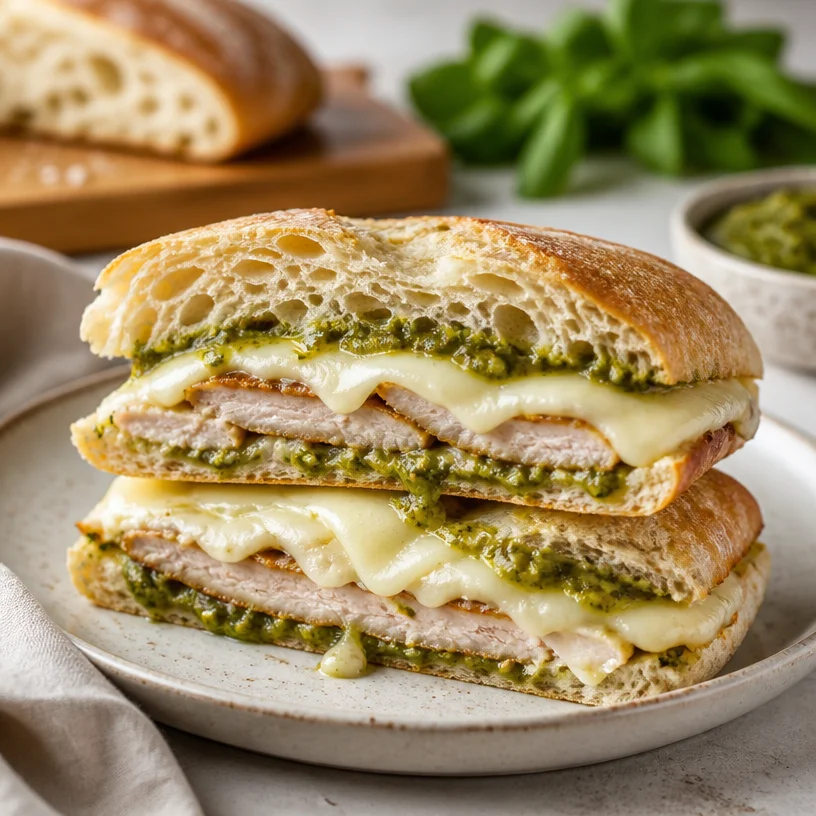 Quick Turkey Pesto Sandwich recipe for busy weeknights